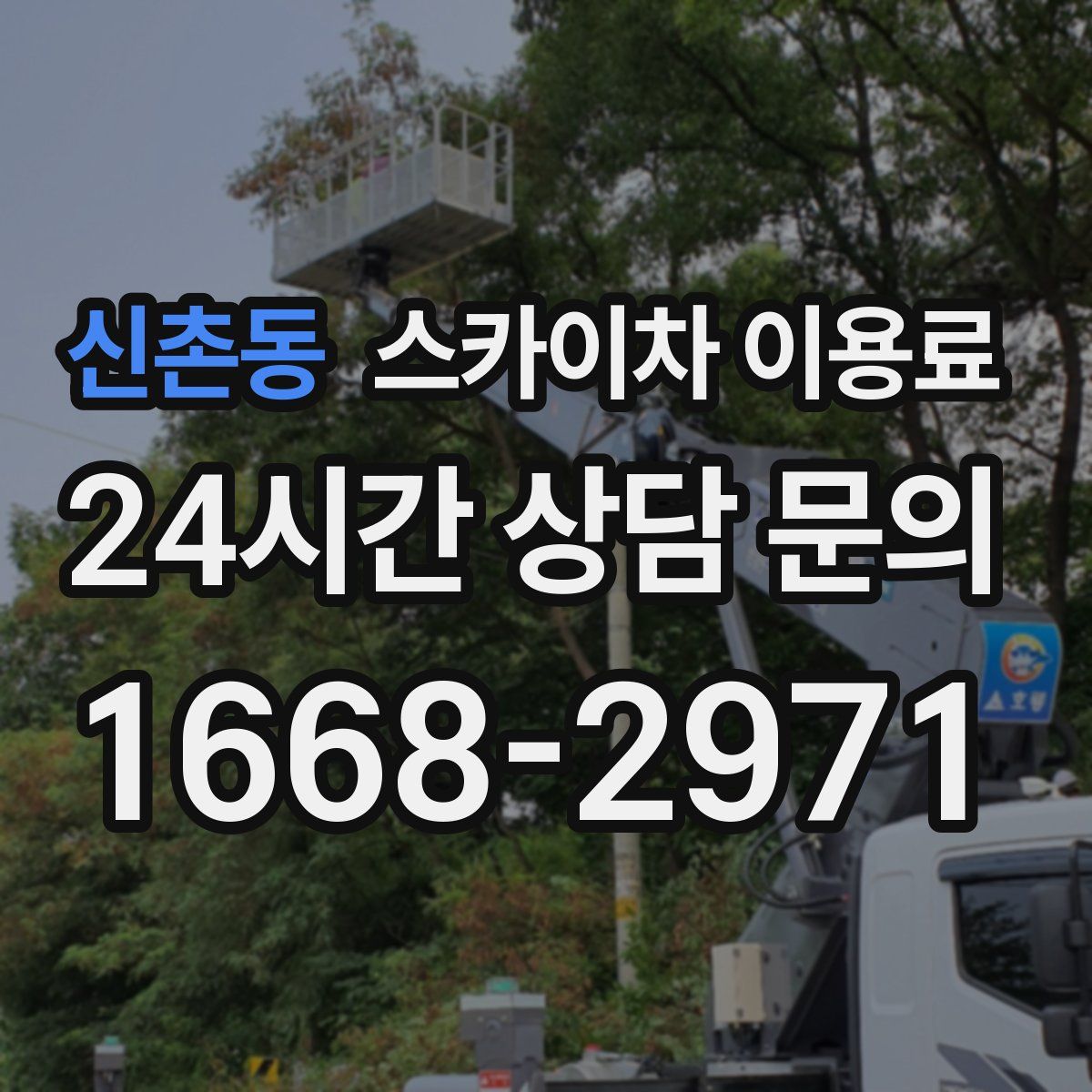 신촌동 스카이차 이용료