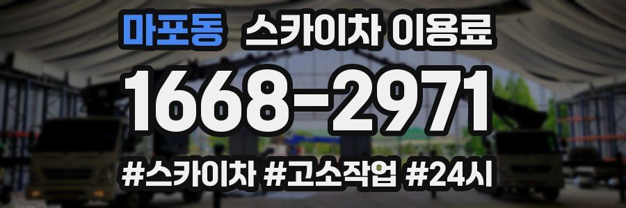 마포동 스카이차 이용료