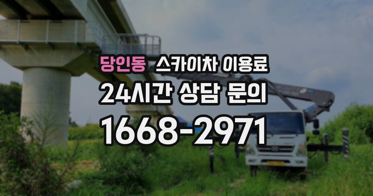 당인동 스카이차 이용료