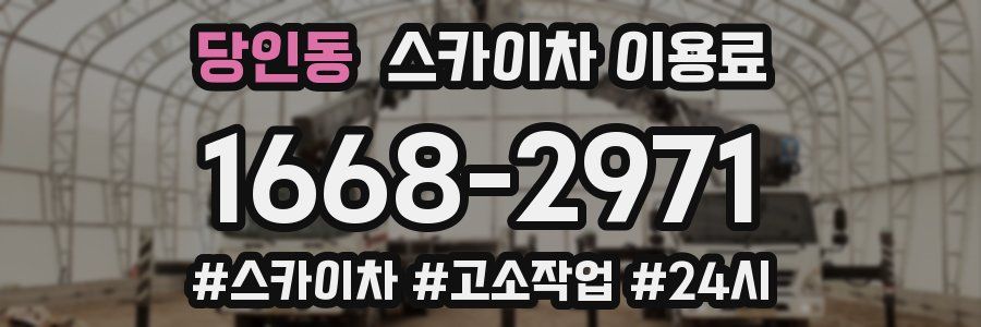 당인동 스카이차 이용료