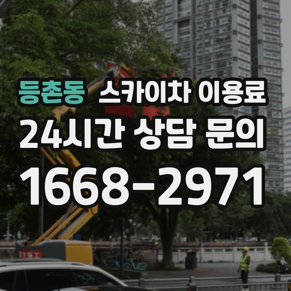 등촌동 스카이차 이용료