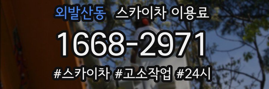 외발산동 스카이차 이용료