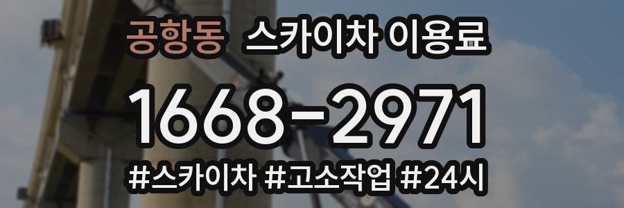 공항동 스카이차 이용료
