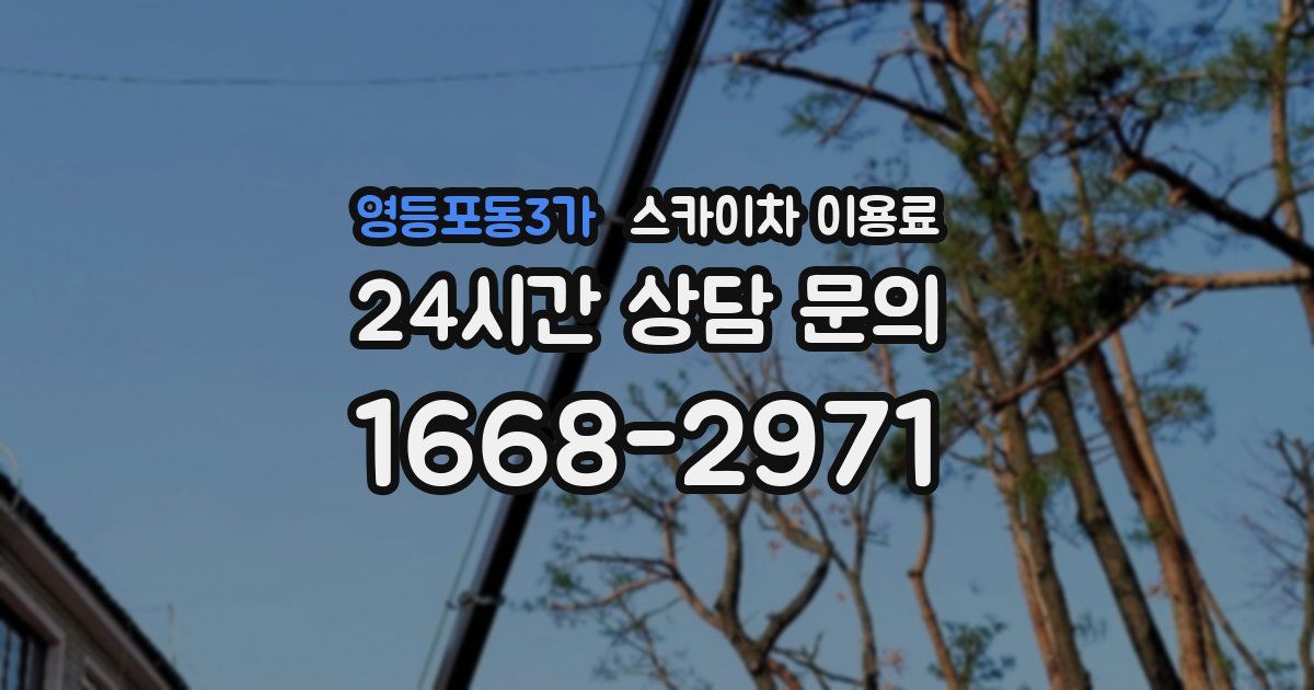 영등포동3가 스카이차 이용료