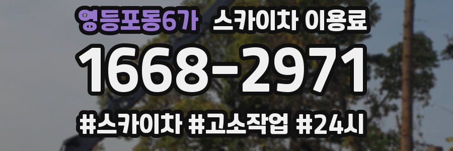 영등포동6가 스카이차 이용료