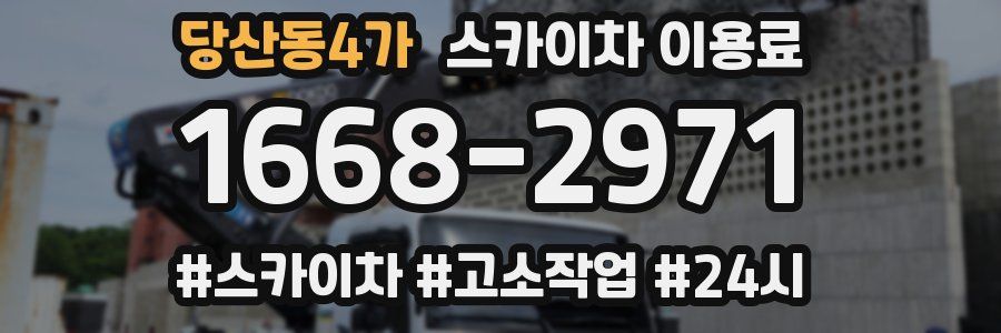 당산동4가 스카이차 이용료