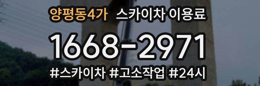 양평동4가 스카이차 이용료