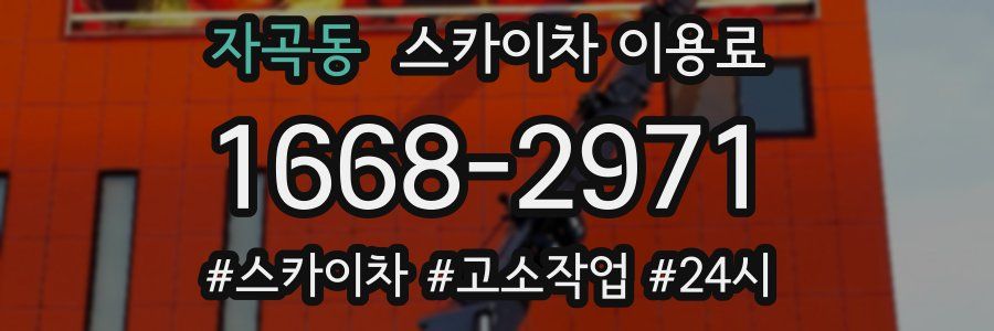 자곡동 스카이차 이용료