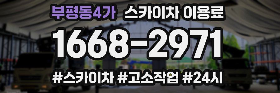 부평동4가 스카이차 이용료