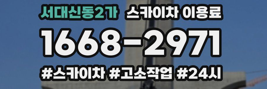 서대신동2가 스카이차 이용료