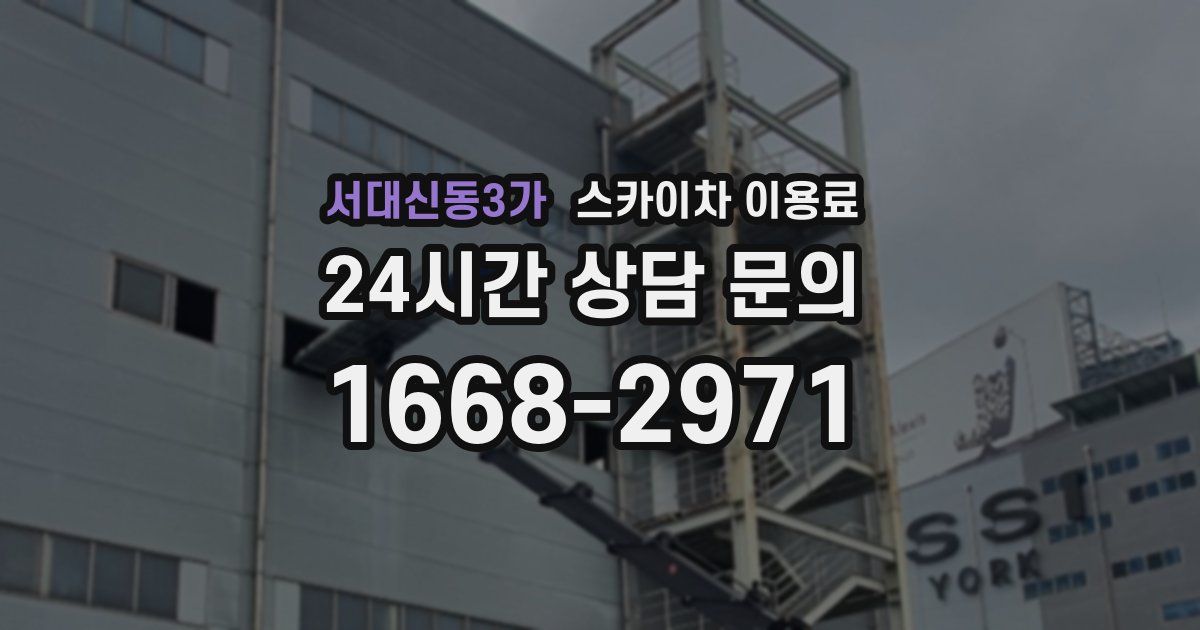 서대신동3가 스카이차 이용료
