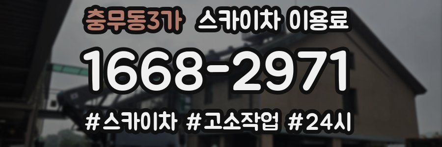 충무동3가 스카이차 이용료