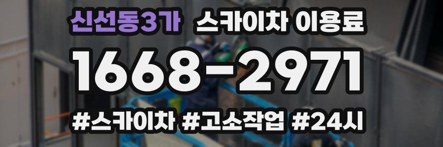 신선동3가 스카이차 이용료