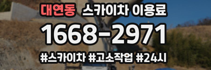 대연동 스카이차 이용료