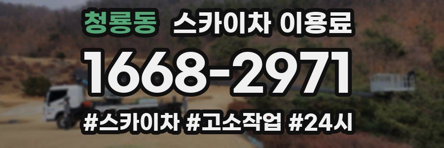 청룡동 스카이차 이용료