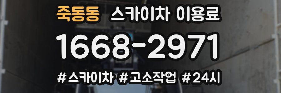 죽동동 스카이차 이용료
