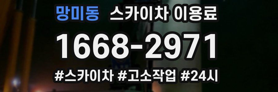 망미동 스카이차 이용료