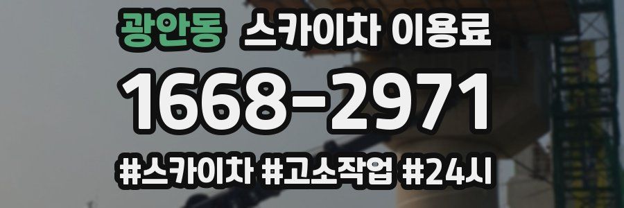 광안동 스카이차 이용료