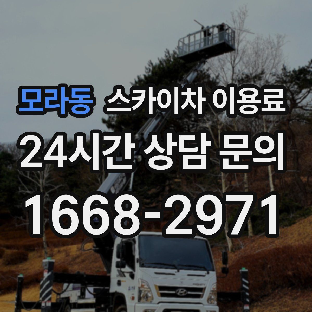 모라동 스카이차 이용료