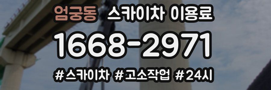 엄궁동 스카이차 이용료