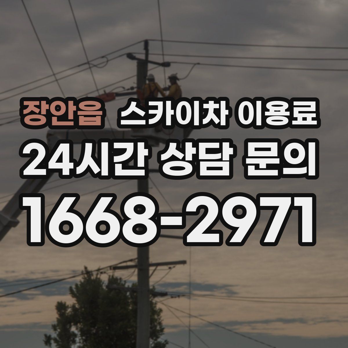 장안읍 스카이차 이용료