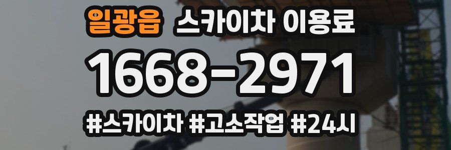 일광읍 스카이차 이용료