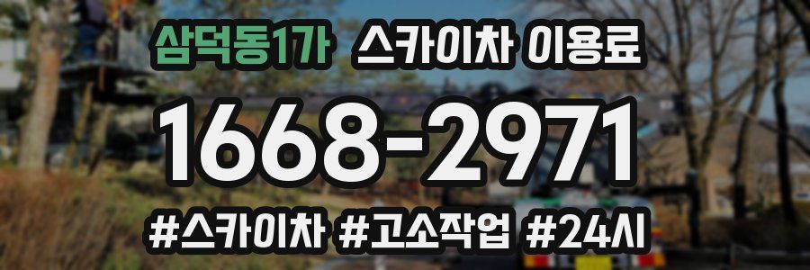 삼덕동1가 스카이차 이용료
