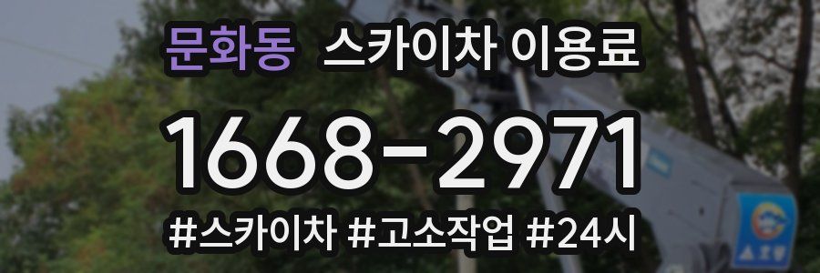 문화동 스카이차 이용료