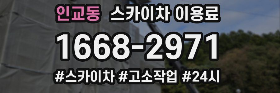 인교동 스카이차 이용료