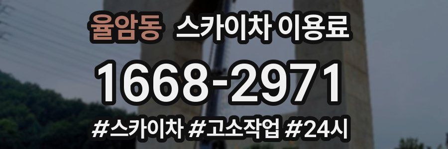 율암동 스카이차 이용료
