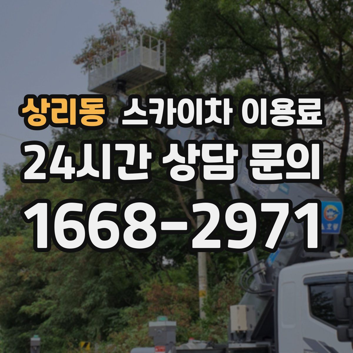 상리동 스카이차 이용료