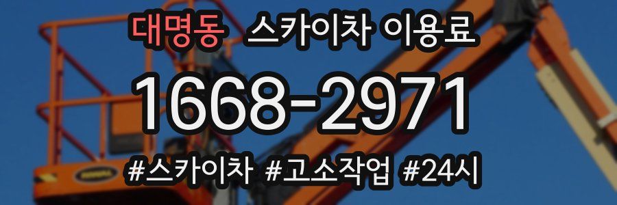 대명동 스카이차 이용료