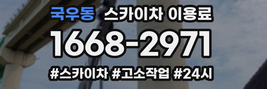 국우동 스카이차 이용료