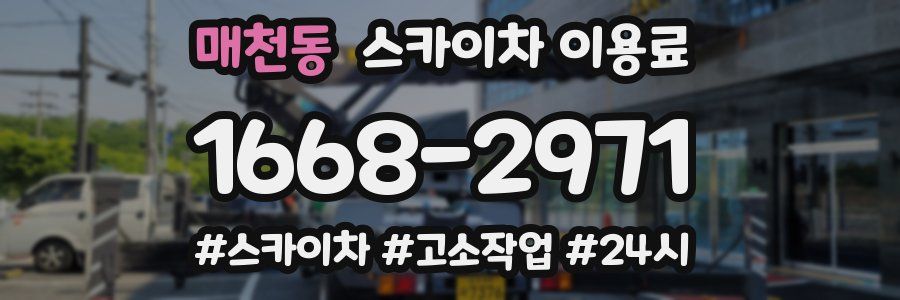 매천동 스카이차 이용료