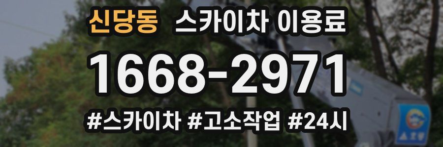 신당동 스카이차 이용료