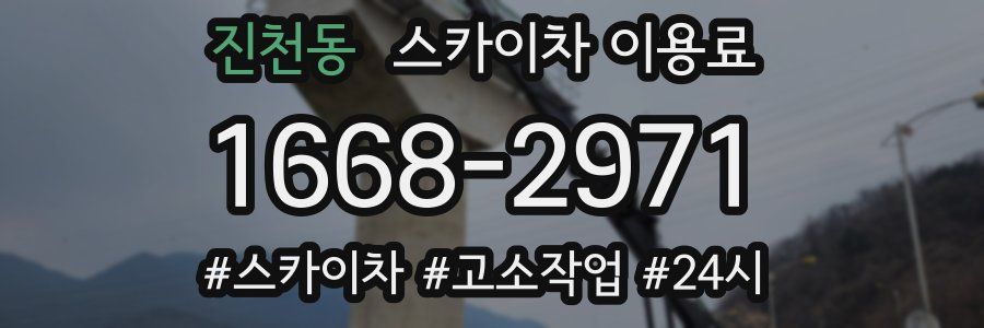 진천동 스카이차 이용료