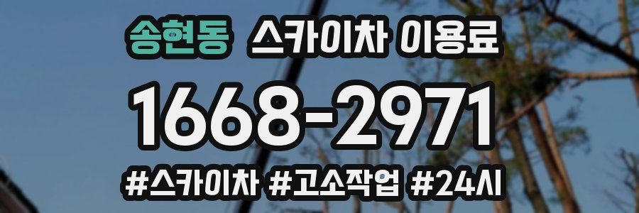 송현동 스카이차 이용료
