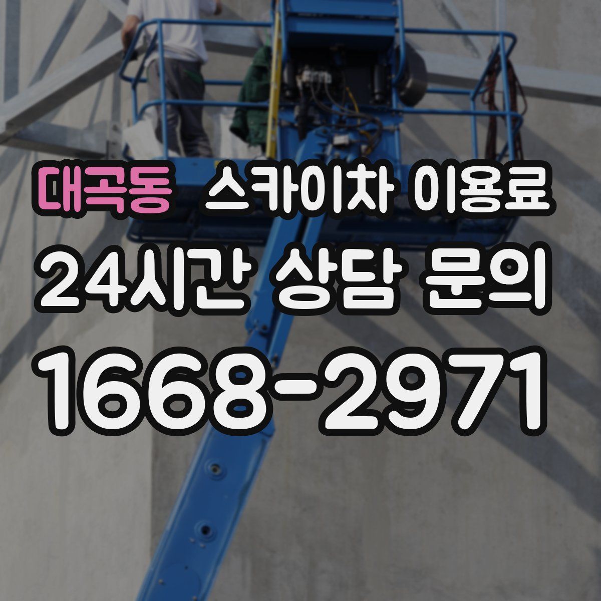 대곡동 스카이차 이용료