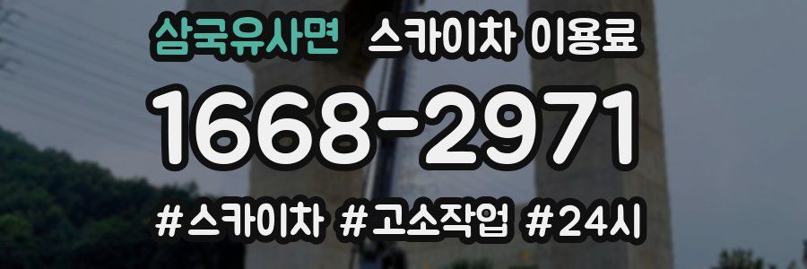 삼국유사면 스카이차 이용료