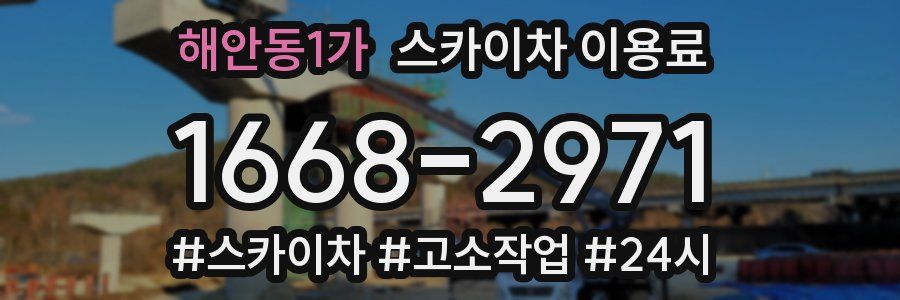 해안동1가 스카이차 이용료
