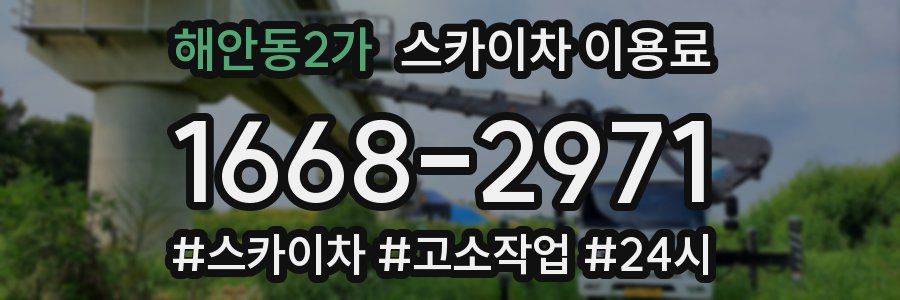해안동2가 스카이차 이용료