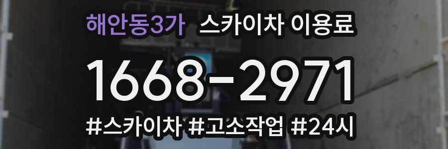해안동3가 스카이차 이용료
