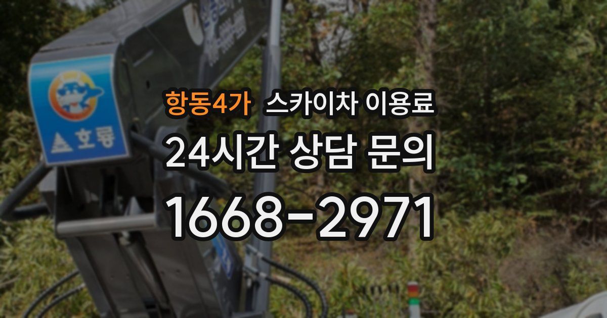 항동4가 스카이차 이용료
