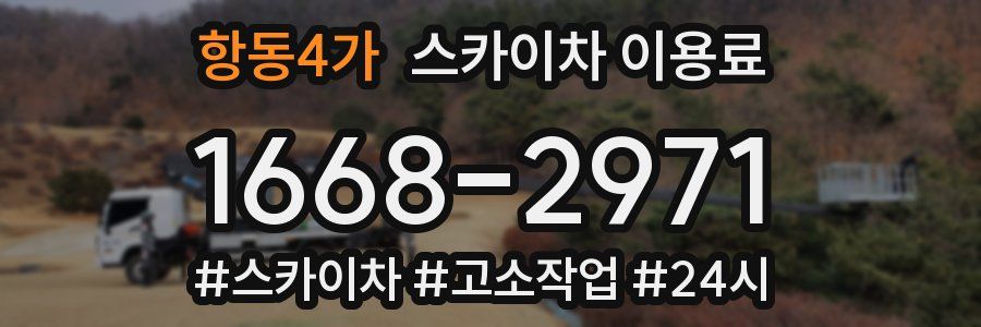 항동4가 스카이차 이용료