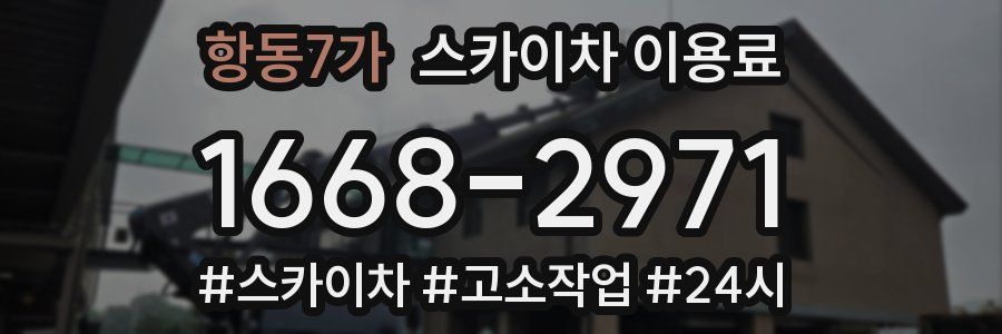 항동7가 스카이차 이용료