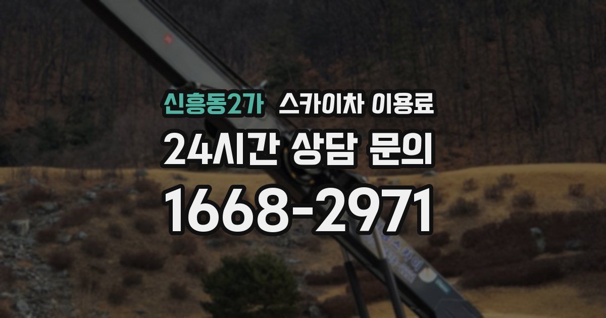 신흥동2가 스카이차 이용료