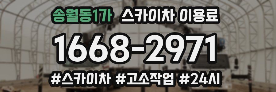 송월동1가 스카이차 이용료