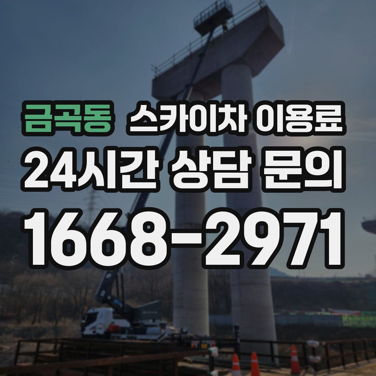 금곡동 스카이차 이용료
