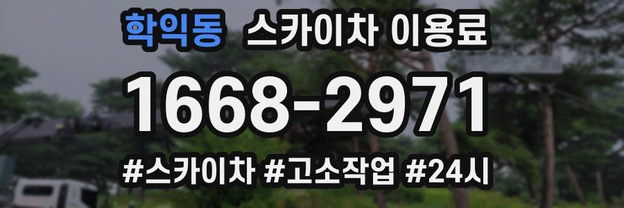 학익동 스카이차 이용료