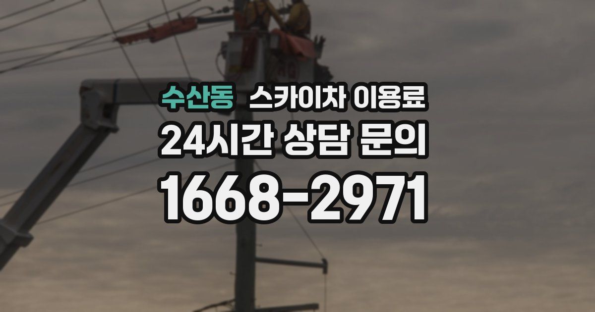 수산동 스카이차 이용료